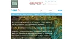 Desktop Screenshot of paaudiology.org